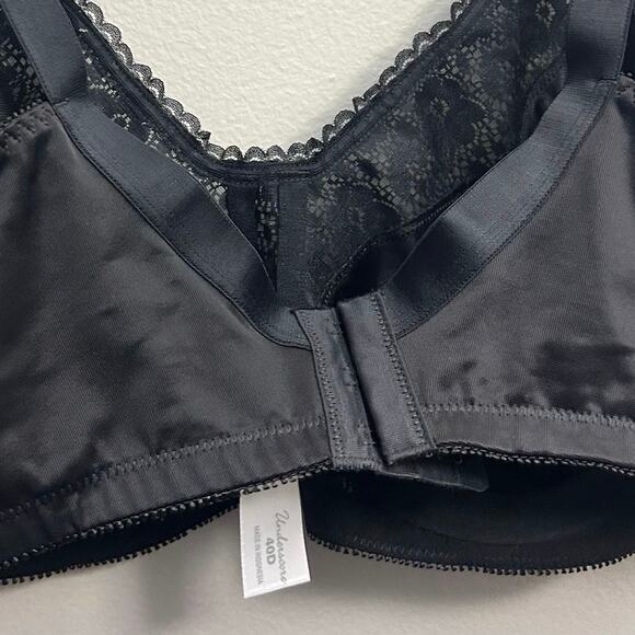 Underscore Unlined Underwire Black Bra 40DD - Picture 8 of 8